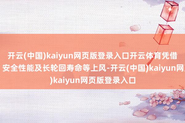 开云(中国)kaiyun网页版登录入口开云体育凭借高能量密度、安全性能及长轮回寿命等上风-开云(中国)kaiyun网页版登录入口